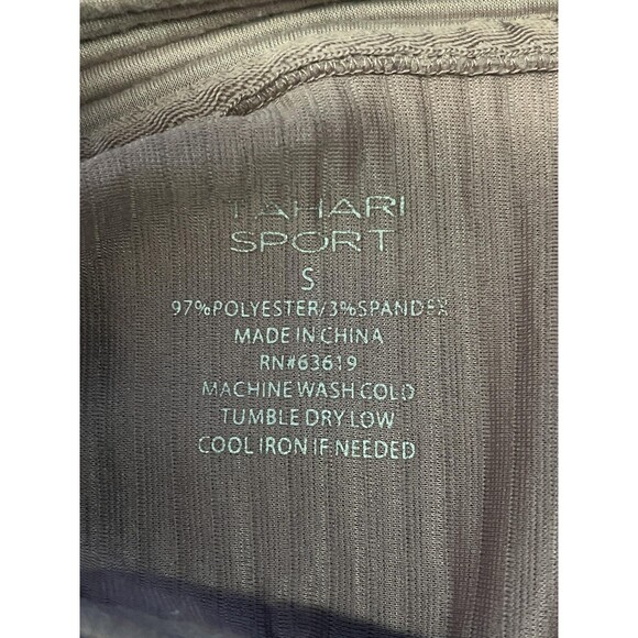 Tahari Sport Sweater Womens Small Pink Ribbed Shawl Collar Bell Sleeve Pullover - Picture 6 of 6